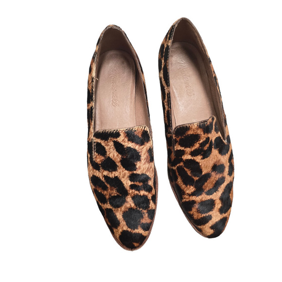 Madewell The Orson Loafer in Leopard Print Calf Hair size 6.5 - Picture 2 of 9